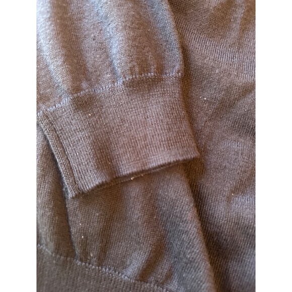 Peter Millar Mens Navy V-Neck Sweater XL Merino Wool & Lyocell Made In China - Picture 3 of 5